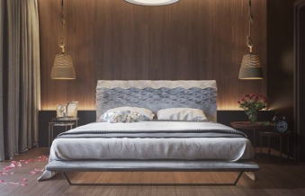 Gợi ý cách trang trí phòng ngủ bằng tường gỗ siêu ấn tượng