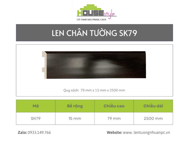 Len chân tường SK79