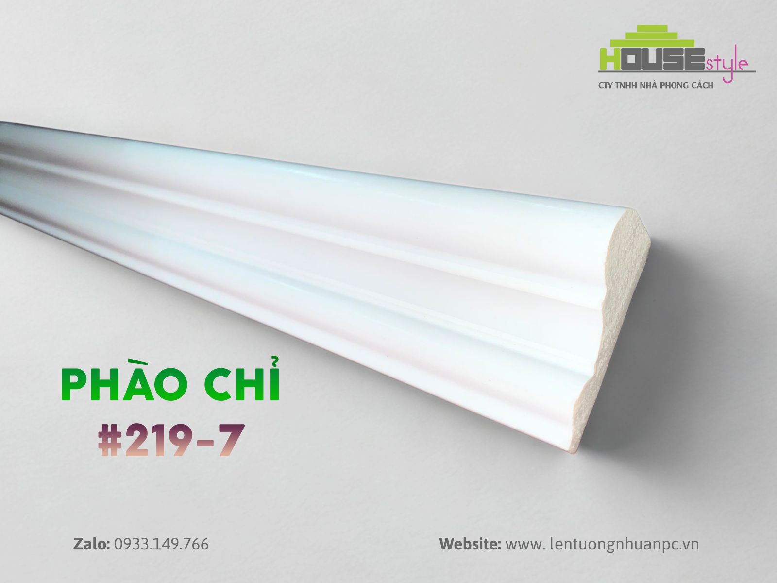 Phào Chỉ Màu Trắng