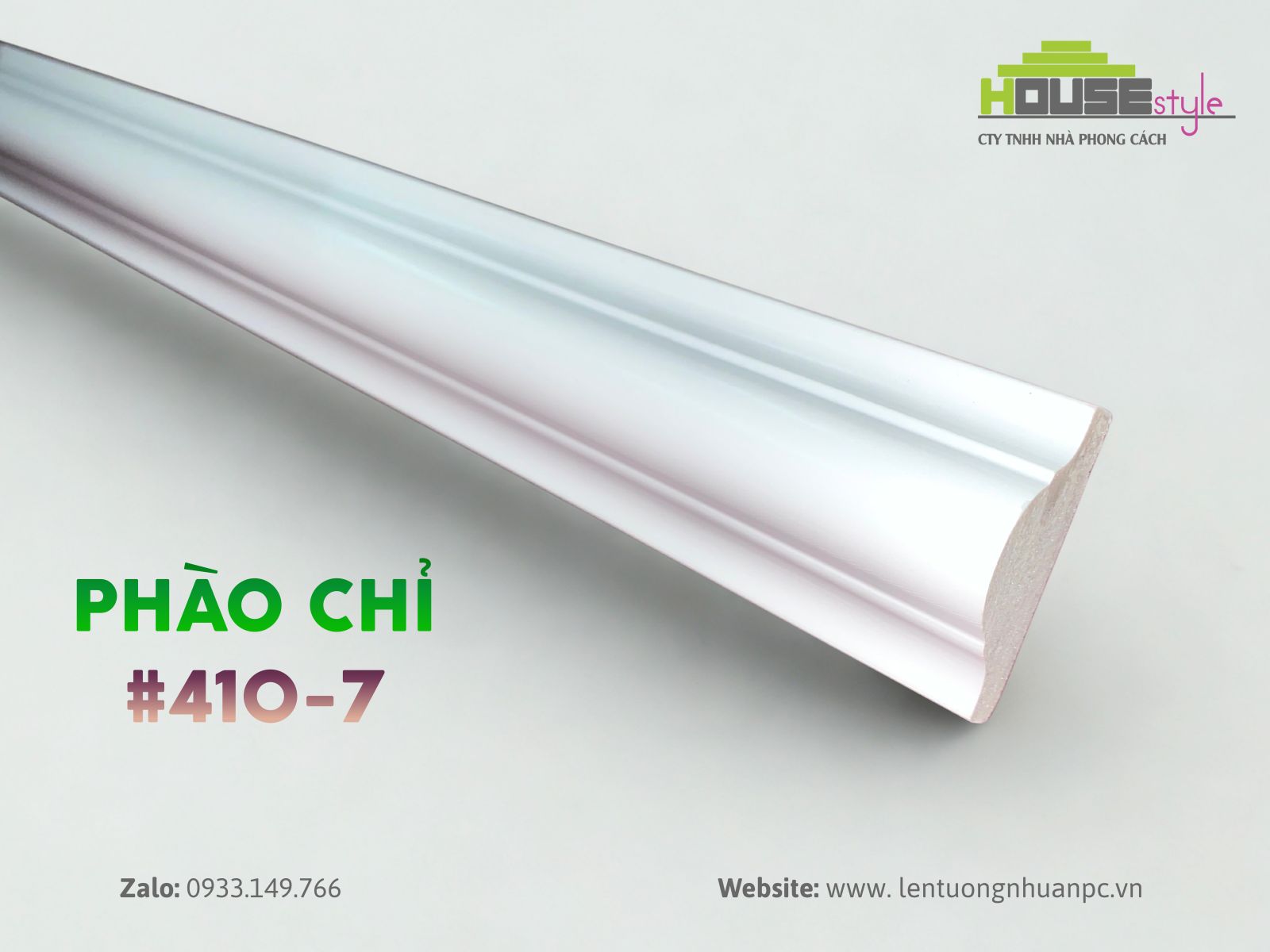 Phào chỉ trắng