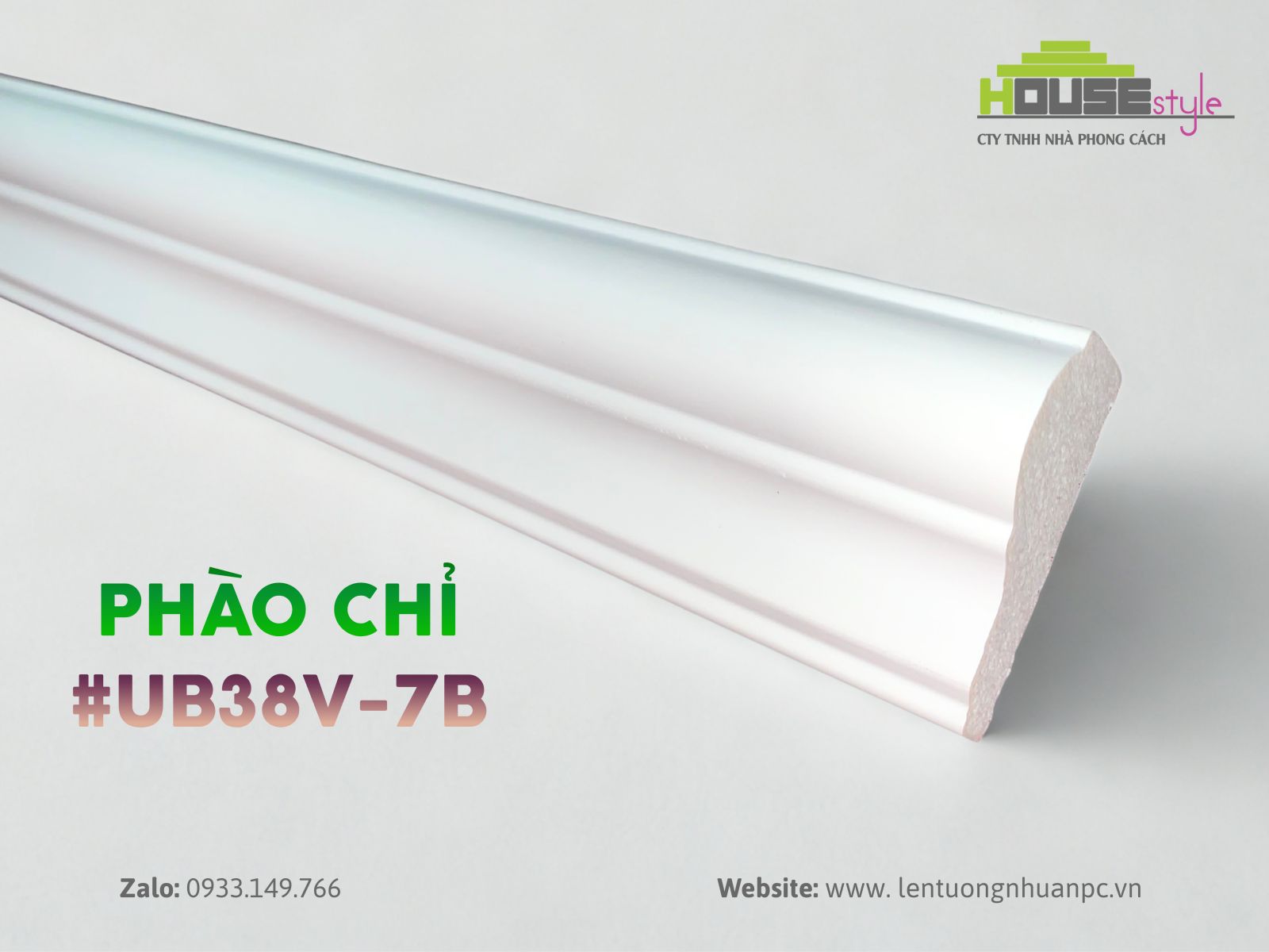 Phào chỉ trắng
