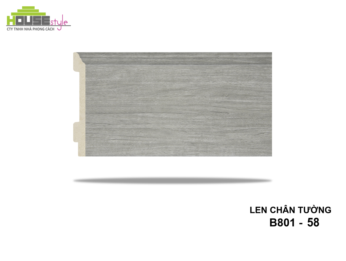 LEN CHÂN TƯỜNG NHỰA B801 - 58