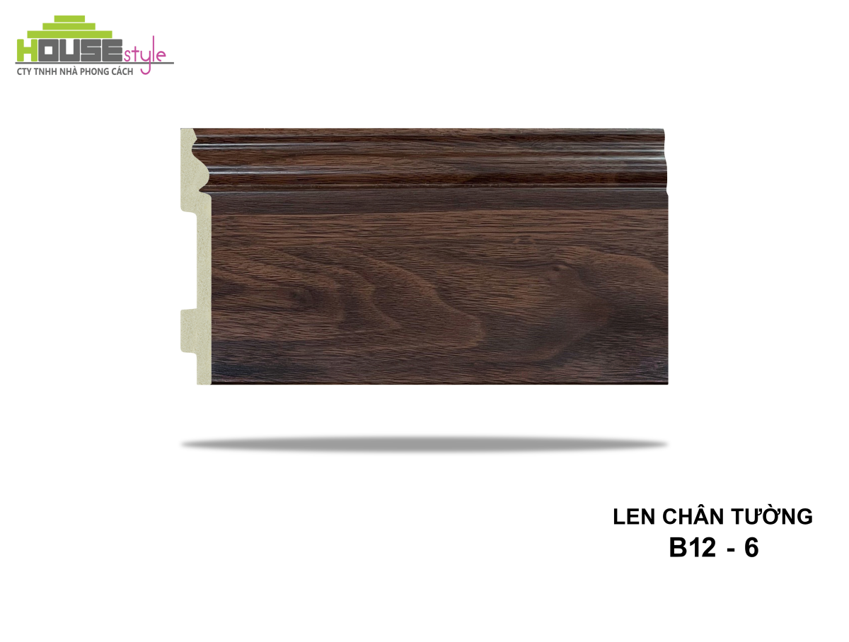 LEN CHÂN TƯỜNG NHỰA B12 - 6