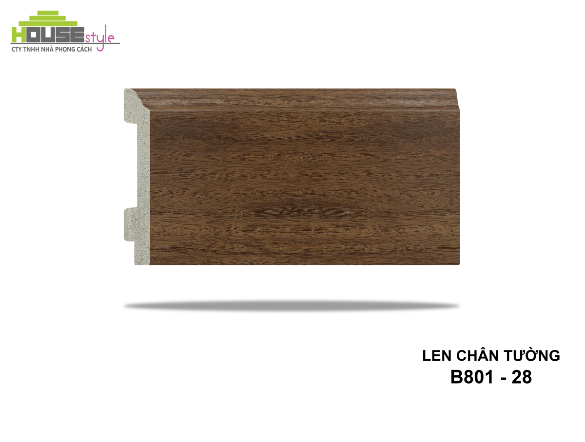 LEN CHÂN TƯỜNG NHỰA B801 - 28