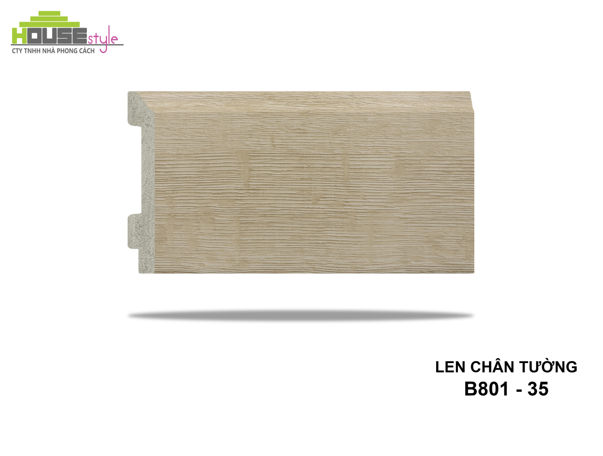 LEN CHÂN TƯỜNG NHỰA B801 - 35