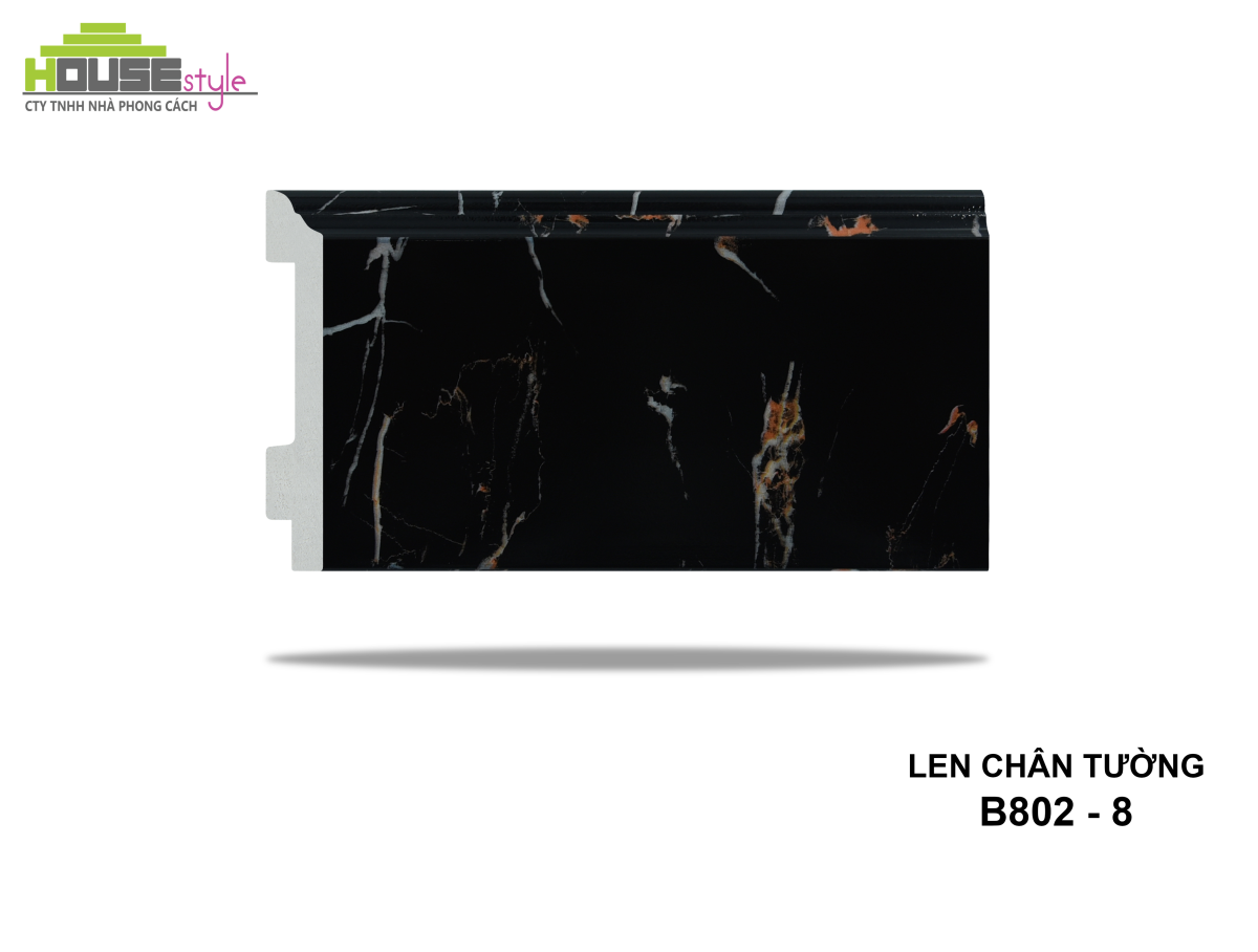 LEN CHÂN TƯỜNG NHỰA B802 - 8