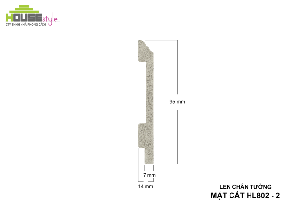  LEN CHÂN TƯỜNG NHỰA HL802 - 2