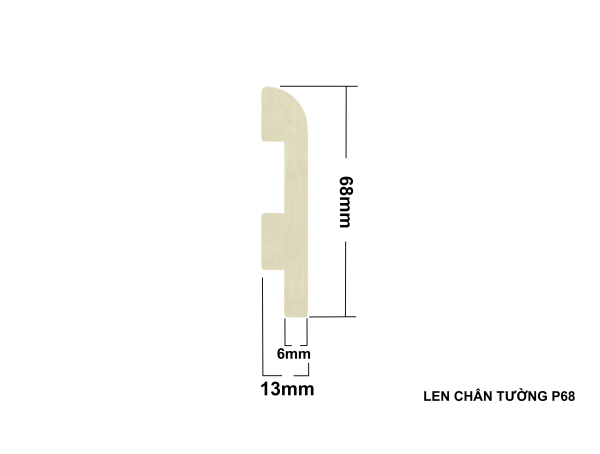 LEN TƯỜNG NHỰA P68 - 12