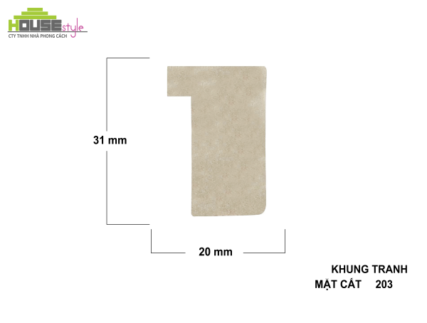KHUNG TRANH 203-BL