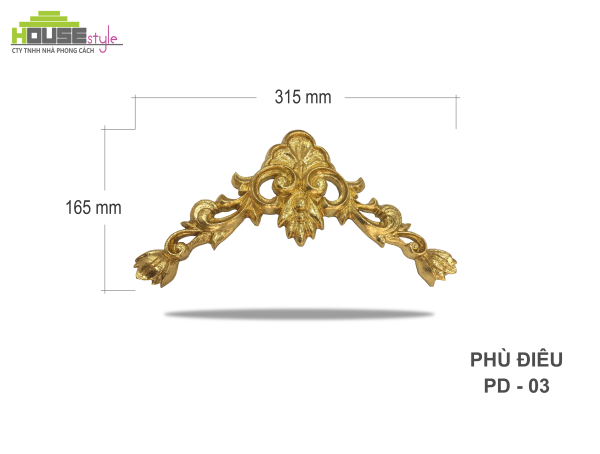 PHÙ ĐIÊU NHỰA TRANG TRÍ PD - 03